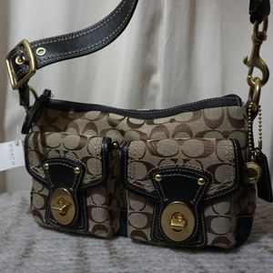 Authentic NWT Coach Brown Shoulder Bag